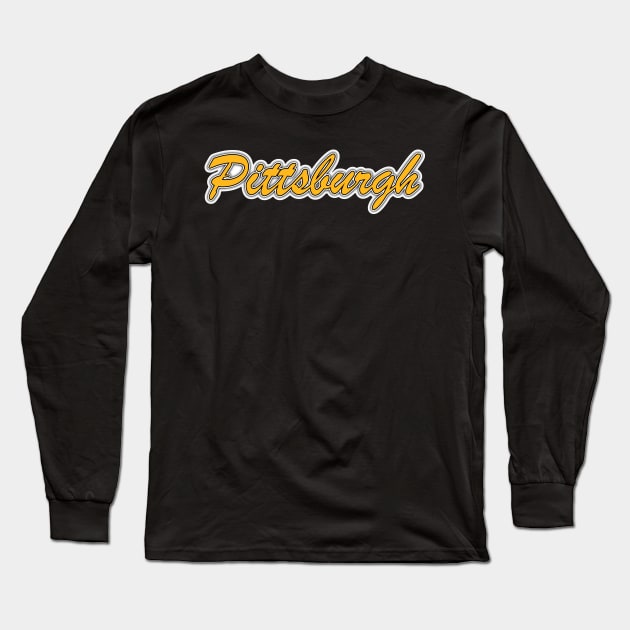 Football Fan of Pittsburgh Long Sleeve T-Shirt by gkillerb